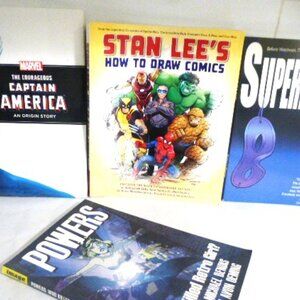 3 Lot of Comics CAPTAIN America Story  SUPERFOLKS How To Draw Comics POWERS
